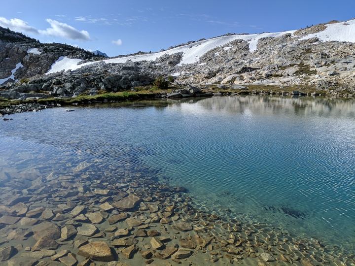 waters at first campsite