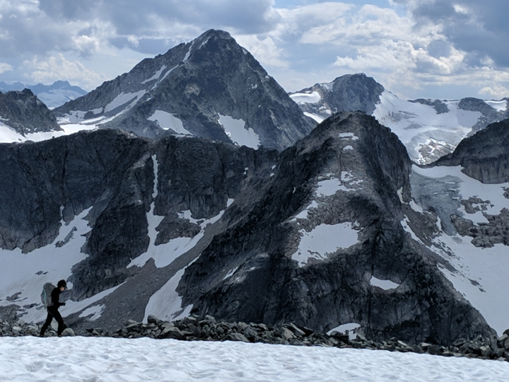 top of first glacier